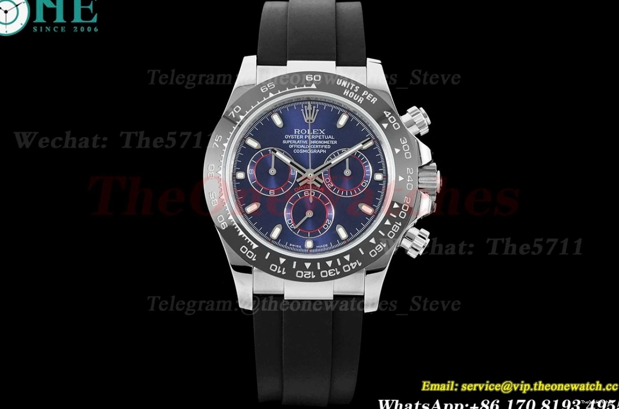 RU Dial Blue A7750 40mm OMF Daytona SS 116519 0309